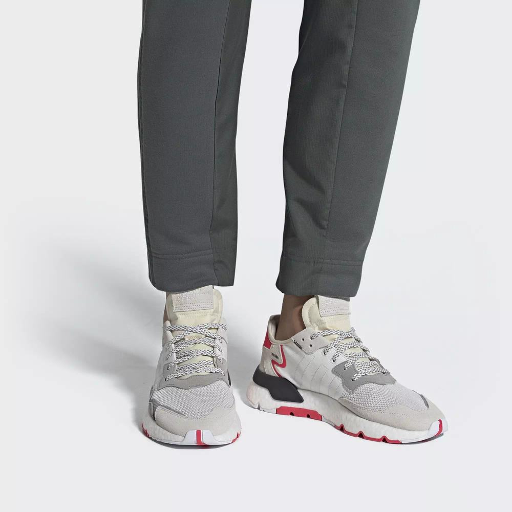 Adidas Nite Jogger Tenis Blancos Para Hombre (MX-50803)